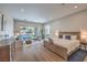Spacious main bedroom with large windows and sitting area at 9 Rue Grimaldi Way, Henderson, NV 89011