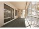Covered patio with sliding glass door and views of the backyard at 9329 January Dr, Las Vegas, NV 89134