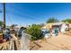 Backyard with miscellaneous items needing a major cleanup at 136 Elm St, Henderson, NV 89015