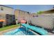 Inviting backyard oasis with lounge chairs, patio decor, and stylish landscaping at 1413 Miller Ridge Ave, North Las Vegas, NV 89031