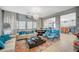 Open living room with stylish decor, neutral walls, and plush seating at 1413 Miller Ridge Ave, North Las Vegas, NV 89031