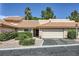 Charming single-story home features a two-car garage and well-maintained desert landscaping at 2708 Campo Verde Dr, Las Vegas, NV 89121