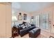 This room features a sofa and door access to the exterior of the house at 2708 Campo Verde Dr, Las Vegas, NV 89121