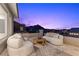 Comfortable balcony with mountain views and cozy seating, perfect for relaxing and enjoying the scenery at 2890 Reverence Heights Ln, Las Vegas, NV 89138