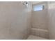 Tiled shower with built-in bench at 2890 Reverence Heights Ln, Las Vegas, NV 89138