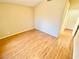 Empty bedroom with hardwood floors, offering a blank canvas for personalization at 3372 Wayward Ct, Las Vegas, NV 89129