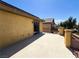 Wide balcony features stylish railings, enhancing the outdoor living space of this home at 3412 Catherine Mermet Ave, North Las Vegas, NV 89081