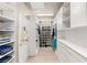 Large walk-in closet with shelving and storage drawers at 3535 Coventry Gardens Dr, Las Vegas, NV 89135