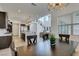 The expansive kitchen offers modern appliances, a large island, and seamless open floor plan at 365 Malpaso St, Las Vegas, NV 89138