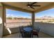 Inviting covered patio with mountain views, ideal for outdoor relaxation at 365 Malpaso St, Las Vegas, NV 89138