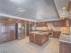 Spacious kitchen featuring custom cabinets, granite countertops, stainless steel appliances and center island at 420 Dakar St, Henderson, NV 89015