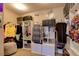 Walk-in closet with shelving and rods for ample storage at 462 Fortissimo St, Henderson, NV 89011