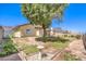 Expansive backyard with a large tree, covered patio, and a well-kept lawn, creating a private outdoor retreat at 504 Arthur Ave, Henderson, NV 89015