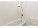 Bright bathroom features a tiled shower and modern fixtures at 767 Tallgrass St, Las Vegas, NV 89138
