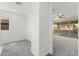 Neutral bedroom featuring carpeting and a sliding glass door to a balcony at 767 Tallgrass St, Las Vegas, NV 89138