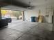 Open two car garage, with some storage options, and direct exterior access at 7934 Cape Flattery Ave, Las Vegas, NV 89147