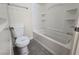 Clean bathroom featuring a shower and toilet at 9312 Gold Dove Ct, Las Vegas, NV 89178