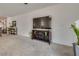 Bright living room featuring a TV and stylish media console, and neutral paint at 12110 Midnight Pine Rd # 4, Las Vegas, NV 89183