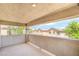 Relaxing outdoor view from a covered balcony of the surrounding neighborhood at 190 Tall Ruff Dr, Las Vegas, NV 89148