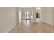 Spacious foyer with tile floors, double front doors, and decorative ceiling at 2175 Sandstone Cliffs Dr, Henderson, NV 89044