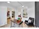 Bright home office with modern desk and chair at 2921 Guillemot Ave, North Las Vegas, NV 89084