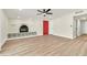 Spacious living room with wood floors and fireplace detail at 3212 Hickey Ave, North Las Vegas, NV 89030