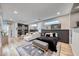 The main bedroom boasts an open floorplan with decorative wall paneling and ample space for a sitting area at 365 Crown Mesa Ave, Las Vegas, NV 89138