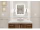Bathroom with a modern vanity and sleek decorative lighting at 3750 Las Vegas Blvd # 3006, Las Vegas, NV 89158
