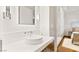 Bathroom vanity with a white vessel sink and modern fixtures at 3750 Las Vegas Blvd # 3006, Las Vegas, NV 89158