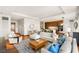 Open living space featuring modern furnishings and hardwood floors at 3750 Las Vegas Blvd # 3006, Las Vegas, NV 89158