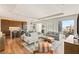An open-concept living room with modern kitchen and seating at 3750 Las Vegas Blvd # 3006, Las Vegas, NV 89158