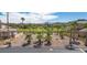 Vacant lot surrounded by palm trees, views of lake and green golf course at 38 Grand Miramar Dr, Henderson, NV 89011