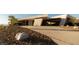 Striking contemporary home with angular design and desert landscaping at 4 Horseshoe Rock Ct, Henderson, NV 89012