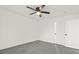 Neutral bedroom with ceiling fan and simple decor creating a comfortable and customizable space for relaxation at 4046 Bridgeview Cir, Las Vegas, NV 89147