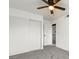 Bedroom with closet featuring sliding doors and neutral color scheme at 4046 Bridgeview Cir, Las Vegas, NV 89147