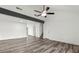 Comfortable living area with a ceiling fan and an open layout great for entertaining at 4046 Bridgeview Cir, Las Vegas, NV 89147