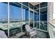 Serene balcony with comfortable seating offering panoramic city views at 4525 Dean Martin Dr # 1208, Las Vegas, NV 89103