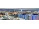 Modern complex featuring dynamic lighting and an urban panorama at 4525 Dean Martin Dr # 1208, Las Vegas, NV 89103