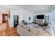 Comfortable living area boasts an open floor plan, sleek design, and incredible natural light at 4525 Dean Martin Dr # 1208, Las Vegas, NV 89103