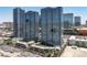 Beautiful shot of modern high-rise buildings with swimming pools and parking at 4575 Dean Martin Dr # 304, Las Vegas, NV 89103