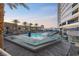 Rooftop pool area surrounded by luxurious condos, providing a relaxing and upscale experience at 4575 Dean Martin Dr # 304, Las Vegas, NV 89103
