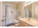 Well-maintained bathroom with a bathtub and shower combination, offering functionality and convenience at 6480 Annie Oakley Dr # 624, Las Vegas, NV 89120