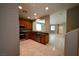 Kitchen with stainless steel appliances opens to living space at 7089 Oberling Bay Ave, Las Vegas, NV 89113