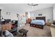 Cozy bedroom with carpet and furniture, creating a relaxing atmosphere at 8668 Hartmont St, Las Vegas, NV 89166