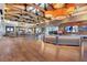 Spacious lobby featuring high ceilings with exposed beams and a modern reception area at 8668 Hartmont St, Las Vegas, NV 89166