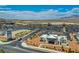 An aerial image of the Skye Canyon Marketplace, featuring local shopping, dining, and banking establishments at 8668 Hartmont St, Las Vegas, NV 89166