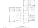 Detailed floor plan showcasing the home's layout including living spaces and bedrooms at 10917 Mount Pendleton St, Las Vegas, NV 89179