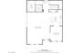 Detailed floor plan showcasing the layout of the home, including living room, kitchen, and laundry at 10917 Mount Pendleton St, Las Vegas, NV 89179