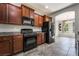 Updated kitchen featuring stainless steel appliances and stylish cabinetry at 10917 Mount Pendleton St, Las Vegas, NV 89179