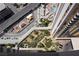 Striking aerial view showing the outdoor amenities at 145 E Harmon Ave # 27621, Las Vegas, NV 89109